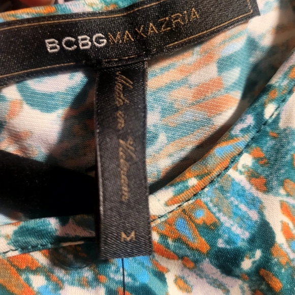 NWT BCBGMaxazria Women's Sea Sha La La Keyhole Cutout Sleeveless Romper M - Picture 4 of 5